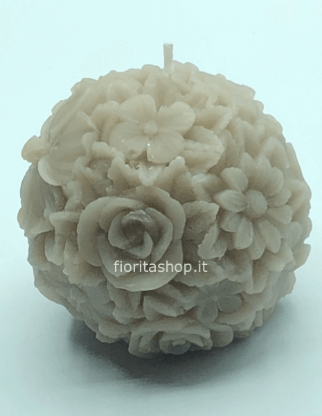 sfera fiorita greige